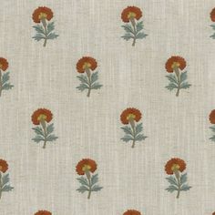 an image of a flower pattern on fabric