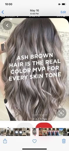 Brown Hair Trends, Ash Brown Hair Color, Ash Brown Hair, Shorthair Hairstyles, Summer Hair Color For Brunettes