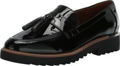 Franco Sarto Women's Carolynn Loafer Flat, Black, 9 M US : Amazon.ca: Clothing, Shoes & Accessories Moccasins Shoes, Platform Loafers, Tassel Loafers, Franco Sarto, Lug Sole, Fall Shoes, Menswear Inspired, Loafers For Women, Loafer Flats