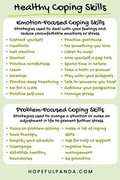 Healthy Coping Skills, Emotional Awareness, Behavioral Health, Emotional Regulation, Coping Strategies, Coping Mechanisms