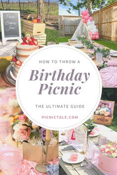 the ultimate guide to throw a birthday picnic