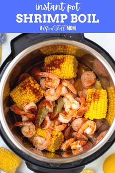 instant pot shrimp boil with corn on the cob