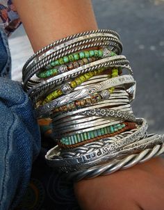 Stacking Cuff Bracelets: Unique, understated, yet so striking, our sterling silver boho cuffs are elegant enough to be worn with your black dress for an evening out on the town, but equally as suited for a casual t-shirt and jeans. Our sweet little silver cuff bracelets are perfect on their own but look great stacked with your favorite bangles & bracelets. oxidized and polished to perfect for a brilliant contrast and sparkle. >>> This listing is for BOTH artisan sterling silver cuff bracelets: o Sterling Silver Stacking Bracelets, Boho Cuff Bracelet, Boho Cuff, Stacking Bracelets, Dope Jewelry, Stacked Bangles, Sterling Silver Cuff Bracelet, Funky Jewelry, Bracelet Cuff