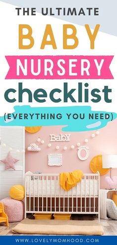 baby nursery checklist Pregnancy Announcement To Parents