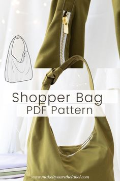 an image of a handbag with the words shopper bag nahhen