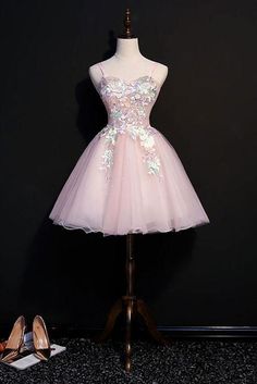 This dress could be custom made, there are no extra cost to do custom size and color. Light Pink Short Dresses Formal, Dama Dresses For Quince Pink, Light Pink Dress Formal Short, Pink Damas Dresses, Light Pink Dama Dresses For Quince, Light Pink Dama Dresses, Pink Dama Dress, Quinceanera Court Dresses, Rapunzel Quince