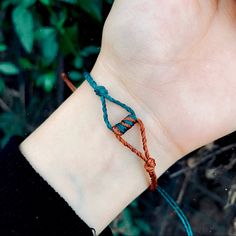 Minimalistic Handmade Bracelet Ft. An Evil Eye Macrame With Twisted Ends. Made W/ Old Copper & Green Waxed Polyester Thread (Waterproof). Finished W/ A Sliding Knot Closure For Adjustable Fit! Meaning: 4 Elements Are Represented By The 4 Knots Created Around The Evil Eye For Good Luck. Once You Put It On Your Wrist, Close Your Hand & Make A Wish! : Adjustable! (Fits 5” To 8.5” Wrist) : Handmade Bracelet Boho Hippie Kawaii Southwestern Stackable Bracelet Dainty Minimalist Bohemian Boho Jewelry Br Green Macrame Bracelet With Waxed Cord, Casual Brown Macrame Bracelet, Green Bohemian Macrame Bracelets, Evil Eye Macrame, Boho Jewelry Bracelet, Adjustable Hand-strung Hippie Braided Bracelets, Green Macrame, Adjustable Macrame Braided Bracelet, Casual, Minimalist Bohemian