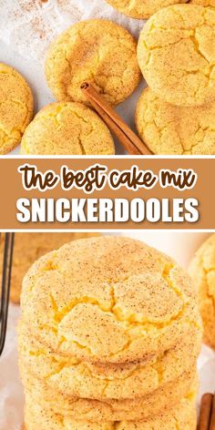 the best cake mix for snickkerdoodles is made with cinnamon and sugar