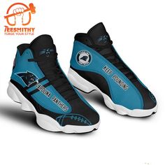 NFL Carolina Panthers Air Jordan 13 Sneaker Shoes Sport Introducing the Air Jordan 13 Shoes, a blend of innovation and style. Crafted with premium materials, these sneakers offer exceptional comfort and support with their cushioned sole and responsive design. The iconic silhouette and unique colorways make them a standout choice for any sneaker enthusiast. Elevate... Carolina Panthers Logo, Nfl Carolina Panthers, Jordan 13 Shoes, Football Gift, Football Gifts, Jordan 13, Sneaker Shoes, Custom Sneakers, Carolina Panthers