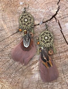 A great addition to your summer collection. Mandala Feather, Mandala Boho, Boho Mandala, Cincinnati, Summer Collection, Fashion Ideas, Jewelry Earrings Dangle, Etsy Earrings, Dangle Drop Earrings