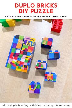 Fun and Easy Duplo Activities for Preschoolers Activity For Preschoolers, Bricks Diy, Diy Puzzles, Open Ended Toys, Lego Duplo, Learning Through Play, Toddler Preschool