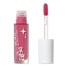 Give 'Em Lip High-Shine Lip Gloss - FeaturesMade with plant-based antioxidants that help to protect lip barrierOil-based, lightweight glossSoft, cushiony texture Infused with jojoba oil + softening emollients, known to deliver high shine while softening + conditioning lipsBenefitsFYI: All af94 products are 100% vegan, cruelty-free and cleanly-formulated. - Give 'Em Lip High-Shine Lip Gloss Elf Lip Gloss Keychain, Lips Essentials, Essence Makeup, Antique Gold Earrings, Tinted Lip Gloss, High Shine Lip Gloss, Lip Color Makeup, Lip Balm Set, Face Makeup Tips