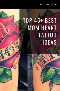 the top 45 best mom heart tattoo ideas