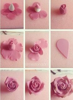 how to make fondant flowers with icing