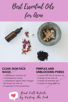 Oils For Acne, Face Scrub Recipe, Peppermint Recipes, Acne Products, Doterra Essential Oils Recipes, Young Living Essential Oils Recipes, Acne Skincare, Yl Oils