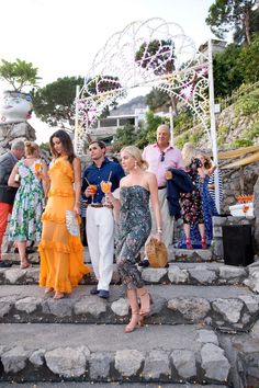 Garden Attire, Garden Party Formal, Whitney Wolfe, Rehearsal Dinner Attire, Boracay Wedding, Garden Party Attire, Wedding Guest Dress Code, Cocktail Wedding Attire, Italy Wedding Guest