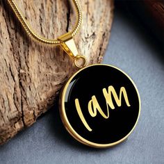 "This Law of Attraction Necklace Is the Perfect Gift Whether for Yourself or a Loved One.  Explore all our Inspirational jewelry here: https://www.etsy.com/in-en/shop/SymbolicPresent?ref=seller-platform-mcnav&section_id=31033166 ➜ Our jewelry is made of high-quality surgical steel with a shatterproof liquid glass coating and an 18k gold finish option. ➜ Engrave onto the back of the Law of Attraction pendant your loved one's name, your wedding date, an anniversary, or anything else you want to re Reiki Jewelry, Inspirational Jewelry, Luxury Necklace, Glass Coating, Gold Engraving, The Law Of Attraction, Wedding Date, Charm Gift, Circle Pendant