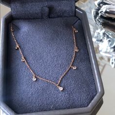 18k Rose Gold Rafinity Choker Necklace. Never Worn. Elegant Rose Gold Infinity Necklace, Luxury Rose Gold Infinity Jewelry, Rose Gold Infinity Jewelry With Diamond Accents, Rose Gold Jewelry With Rose Cut Diamonds In 14k, 14k Rose Gold Jewelry With Rose Cut Diamonds, Persian Fashion, Pretty Jewellery, 18k Rose Gold, Womens Jewelry Necklace