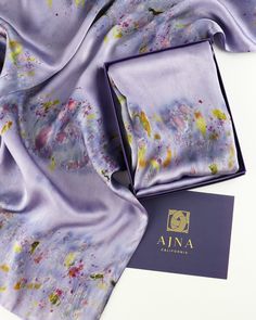 Botanically dyed silk pillowcase set 🪻 #botanicallydyed #silkpillowcase #naturallydyed #ajnacalifornia #botanicaldyeing #shoplocal Dyeing Techniques, Silk Pillowcase, 2024 Vision, Silk Painting