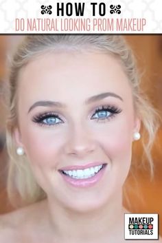 Natural Makeup Prom, Natural Wedding Makeup Looks, Prom Makeup Tutorial, Natural Prom Makeup