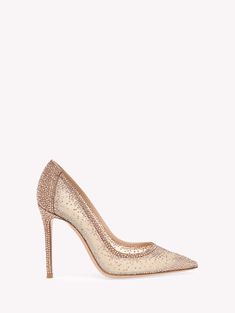 Buy RANIA for USD 2695.00 | Gianvito Rossi United States Luxury Embellished Pointed Toe Heels, Champagne Embellished Evening Heels, Champagne Embellished Heels For Evening, Luxury Heels With Rhinestones For Formal Occasions, Luxury Champagne Heels For Events, Luxury Embellished Champagne Heels, Luxury Rhinestone Heels For Gala, Luxury Rhinestone Heels For Cocktail, Luxury Champagne Heels With Rhinestones