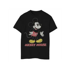 Your Disney fan will love this fun boys graphic tee. Your Disney fan will love this fun boys graphic tee. Crewneck Short sleevesFABRIC & CARE Cotton Machine wash Imported Size: X Small. Color: Black. Gender: male. Age Group: kids. Novelty Black T-shirt With Character Print, Themed Black T-shirt For Disney Fan Events, Black Themed T-shirt For Disney Fan Events, Funny Black T-shirt With Character Print, Black Disney T-shirt For Fan Events, Black Disney Fan Merchandise T-shirt, Fun Black Mickey Mouse T-shirt, Disney Black T-shirt With Character Print, Black Disney Character Print T-shirt