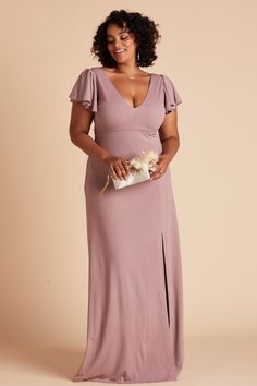 Purple Bridesmaid Dresses Plus Size, Mulberry Bridesmaid Dresses, Flouncy Sleeves, Mauve Bridesmaid, Mauve Bridesmaid Dress, Plum Bridesmaid Dresses, Lavender Bridesmaid Dresses, Grey Bridesmaids, Dark Mauve