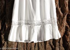 This cotton chemise is a must-have for any Cottage Core dreamer or romantic! This chemise is a bit more simple than our Lacey Cotton Chemise, but with the same great quality and details. An elasticized neckline creates a small ruffle, and the neckline can be worn on or off the shoulders. This super soft cotton ...