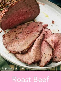 Make the perfect Roast Beef seasoned with fresh garlic and fragrant herbs. This juicy, tender, flavor-packed main dish will shine as the centerpiece at any special occasion or cozy Sunday dinner.