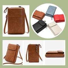 Description: MATERIALS : Crossbody cell phone purse is made of light and qualited PU leather which makes it durable , lightweight and sturdy,Besides,it is water resistant and easy to clean. DIMENSIONS: 18cm/7.09"(H) x 11cm/4.3"(L) x 5cm/1.97"(W). DESIGN:Can be adjusted according to the length you like.With a removable strap, you can easy carry it around hands-free and feel so organized. Multi function design, which is practical and fashionable. OCCASIONS:This smart phone cross body wallet is the perfect gift/present. You can take out for shopping, dating, quick out, evening out, cycling, travelling, trip, workout, walking and any other occasions you want. Perfect messenger bag/shoulder bag/crossbody bag/handbag/ hiking or traveling Bag, suitable for office, school, outdoor, business and ot Cellphone Sling Bag, Travel Wallet With Mobile Phone Bag Satchel Shape, Travel Wallet With Mobile Phone Bag Satchel, Large Capacity Clutch Phone Bag For Daily Use, Large Capacity Phone Clutch For Daily Use, Brown Multifunctional Shoulder Bag With Mobile Phone Pocket, Brown Multifunctional Shoulder Bag With Phone Pocket, Multifunctional Brown Shoulder Bag With Phone Pocket, Multifunctional Brown Shoulder Bag With Phone Holder