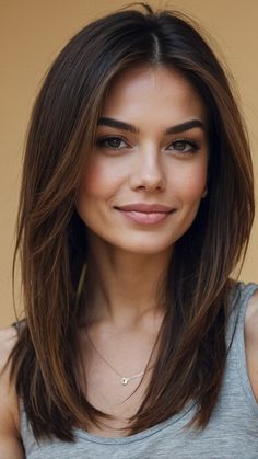 Discover the best women's straight hairstyles ideas for round face shapes, including bob haircuts for thick hair, natural hair bobs, fine hair low maintenance styles, and tips for natural, thinning, short, square face, and curtain bangs. Best Haircut For Straight Hair Girl, Women Haircut For Square Face, Medium Hairstyle Women Square Face, Thick Hair Square Face Haircut, Square Face Hairstyles Straight Hair, Long Bob Haircuts Square Face, Medium Hair Low Maintenance, Long Length Straight Haircut, Haïr Cut For Square Face Girl