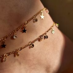 Super cute Pearl Anklet that you will seriously loveee. Effortless, yet adds lots of sparkles and perfect for foot everyday. Makes the PERFECT gift for self or someone awesome. THE PERFECT GIFT 14KT GOLD PLATED Stainless steel GEMSTONE Zircon stone - Each order would be individually gift-wrapped :) - Meticulously handcrafted especially for you! Gold Anklets With Star Charm For Gift, Gold Anklet With Star Charm As Gift, Trendy Gold Anklet With Adjustable Chain, Dangle Anklets For Parties, Gold Party Bracelet Anklets, Dangle Anklets With Adjustable Chain As Gift, Adjustable Dangle Anklets As Gift, Handmade Trendy Gold Anklets, Trendy Handmade Gold Anklets