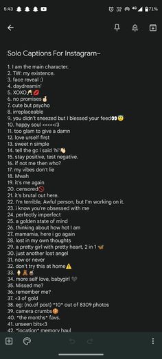 Solo captions For Your 3am Scenarios Caption, Watching Captions Instagram, Lost Soul Captions, Shes A 10 But Captions, Value Captions, Captain For Self Pic, Back To Reality Caption, Captions To Make Your Ex Miss You, Solo Quotes For Instagram