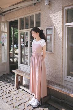 Modest Princess Outfits, Cute Modest Outfits Dresses, Japanese Modest Outfit, Modest Cottagecore Outfits, Coquette Modest Outfit, Korean Modest Fashion Outfit, Korean Outfit Aesthetic, Modest Outfits Dresses, Simple Modest Outfits