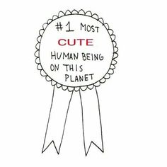 an award ribbon with the words 1 most awkward human being on it's planet