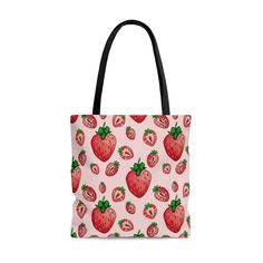 Rectangular Bags With Strawberry Print As Gift, Rectangular Strawberry Print Bag As A Gift, Rectangular Bags With Strawberry Print For Gifts, Rectangular Bag With Strawberry Print As Gift, Red Bag With Strawberry Print As Gift, Pink Strawberry Print Bag As Gift, Red Cottagecore, Rectangular Strawberry Print Bag For Gifts, Summer Strawberry Print Bags For Daily Use