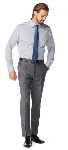 Nearly imperceptible to the eye, this suit's plaid patterning serves to emphasize its unique texture through an interplay of extremely slight changes in weave and shade. Throw in a touch of silk, and you've got a fabric that's truly unique. Elegant Plaid Pants For Business, Tailored Plaid Pants For Formal Occasions, Elegant Plaid Business Casual Pants, Elegant Plaid Pants For Workwear, Elegant Plaid Pants For Business Casual, Elegant Fitted Plaid Pants, Elegant Fitted Plaid Bottoms, Elegant Plaid Pants For Formal Occasions, Elegant Plaid Pants For Office