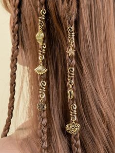 Estilo Hippie, Hair Rings, Estilo Boho, Hair Jewelry, Hair Goals, Hair Inspo