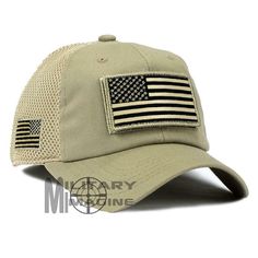 USA American Flag Hat Khaki Detachable Patch Micro Mesh Tactical Cap Bulk Savings: Buy1 $13.99/ea, Buy2 $13.57/ea, Buy3 $13.29/ea, Buy4 $12.59/ea. " Best Offer is for if you Buy More 5pcs." "if Best Offer send for 4 Or less be Counter Offer to $13.50/ea." HURRY! ONLY A FEW LEFT! FAST SHIPPING FROM USA! ***LIMITED SUPPLY AVAILABLE*** Tactical Operator USA Flag Hat w/ Removable Patch Available in Khaki and Black in the dropdown menu! This versatile hat is essential for showing your support to law Military Style Khaki Baseball Cap For Outdoor Activities, Military Style Khaki Baseball Cap For Outdoor, Khaki Military Baseball Cap For Outdoor, Khaki Military Hats For Streetwear, Khaki Military Style Baseball Cap For Outdoor, Military Style Baseball Cap For Outdoor, Military Style Baseball Cap For Outdoor Activities, Military Style Trucker Hat, Khaki Military Style Trucker Hat