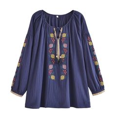 Product Details: Beautiful floral embroidery Round neckline with hanging tassel ties Long sleeves with elasticised cuffs Material: Cotton Zara Summer, Old Symbols, Embroidered Blouse, Embroidered Shirt, Color Khaki, Free Shopping, Floral Embroidery, Color Patterns, Round Neckline