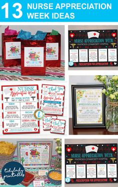 nurse appreciation week ideas and printables for nurses