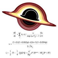 an image of the solar system with numbers and symbols in red, orange, yellow and black