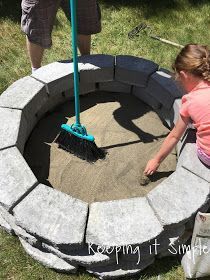 Diy Fire Pit Ideas, Fire Pit Plans, How To Build A Fire Pit, To Build A Fire, Fire Pit Furniture, Fire Pit Designs, Diy Outdoor Decor, Yard Project