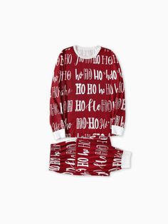 Get ready for festive fun with these matching family Christmas pajamas! Featuring an all-over "Ho Ho Ho" letter print, these pajamas add a cheerful vibe to your holiday season. Designed for comfort, these sets are perfect for family gatherings and cozy nights at home. Specifications: Festive Design: Features an all-over Christmas-themed letter print, bringing holiday cheer. Comfortable Fabric: Soft and cozy, made with skin-friendly material for all-day wear. Complete Set: Includes a long-sleeve Holiday Morning, Matching Family Christmas Pajamas, Kimono Pattern, Matching Family Pajamas, Family Christmas Pajamas, Family Photo Outfits, Festive Design, Print Pajamas, Christmas Family