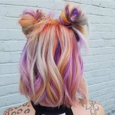 Colourful Hair, Coloured Hair, Bright Hair, Hair Styles 2017