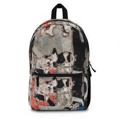 This unique backpack has a beautiful textile design that will make a statement wherever you go. The straps are adjustable for maximum comfort and the compartments are roomy enough to fit everything you need. Whether it's for school, work, or just everyday use, you can feel confident and stylish wearing this backpack! #backpack #textiledesign #style #statement #adjustablestraps #roomycompartments #school #work #everydayuse #confidence #stylish Urban Backpack With Adjustable Straps, Urban Backpack For Students, Urban Backpack For Back To School, Urban Standard Backpack For Students, Urban Style Standard Backpack For Students, Urban Standard Backpack For Back To School, Urban Style Standard Backpack For Back To School, Urban Style Backpack For Back To School, Painted Backpack