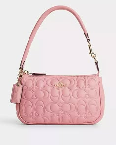 COACH® | Nolita 19 With Signature Girly Stuff To Buy, Cute Coach Bags, Coach Bags Aesthetic, Coach Pink Bag, Coach Bags Pink, Coach Totes, Girly Purse, Cute Amazon Finds, Pink Coach Bag