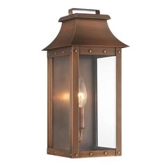 an outdoor wall light with two lights on each side