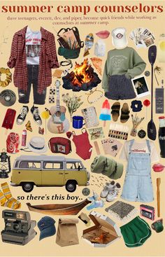 Day Camp Outfits, Summer Camp Moodboard, Campcore Aesthetic Outfits, Summer Camp Outfits For Counselors, Summer Camp Counselor Outfits, Camp Outfits Summer, Camp Counselor Aesthetic Outfits