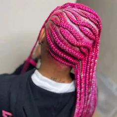 Red Lemonade Braids, Braids On Black Hair, Red Lemonade, Light Red Hair Color, New Braids, Pretty Braid, Red Hair Trends, Braiding Hairstyles, Lemonade Braids Hairstyles